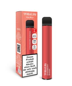 TQ Fly 700 Züge - 20mg Nikotin - Strawberry Banana