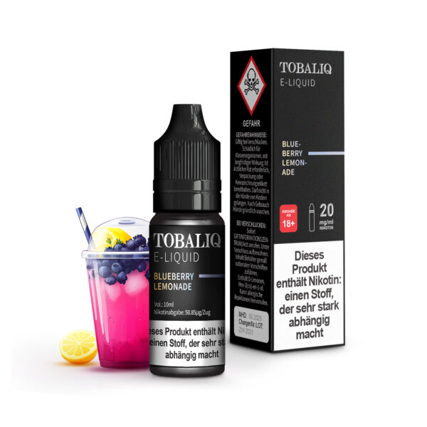 TOBALIQ E-Liquid - 20mg Nikotin - Blueberry Lemonade