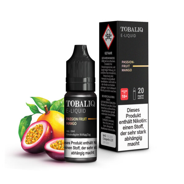 TOBALIQ E-Liquid - 20mg Nikotin - Passion Fruit Mango 20mg