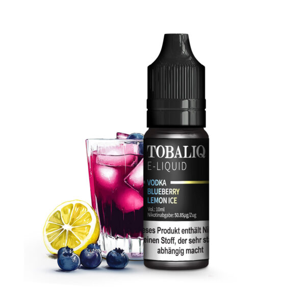 TOBALIQ E-Liquid - 20mg Nikotin - Vodka Blueberry Lemon Ice