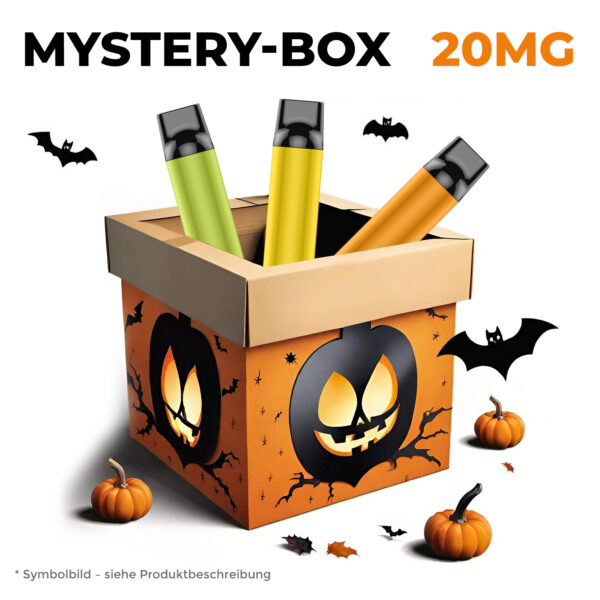 Halloween Mystery-Box: 10 zufällige Vapes mit 20mg Nikotin