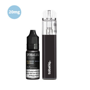 TOBALIQ Vape-Set: Vape und 20mg Nikotin E-Liquid – Freie Auswahl