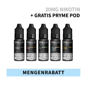 E-Liquid Mengenrabatt - 20mg Nikotinsalz - ab 5 St