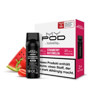 MyPod Pods 2x600 Züge - 20mg Nikotin - Strawberry Watermelon