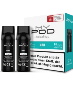 MyPod Pods 2x600 Züge - 10mg Nikotin - Mint