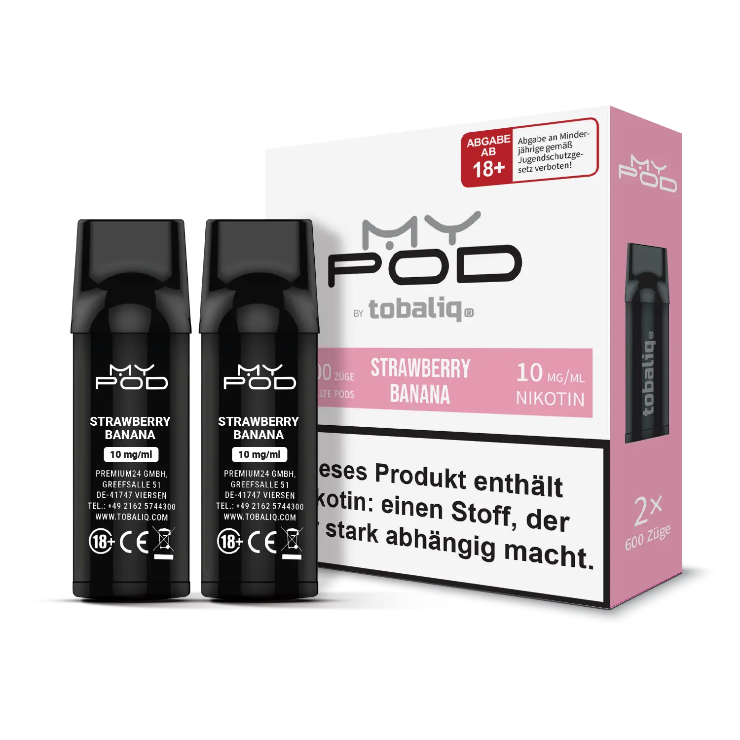 41619_box_MyPod Pods 2×600 puffs – 10mg nicotine – Strawberry Banana