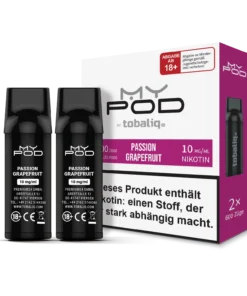 MyPod Pods 2x600 Züge - 10mg Nikotin - Passion Grapefruit