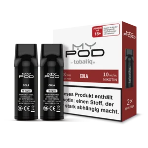 MyPod Pods 2x600 Züge - 10mg Nikotin - Cola