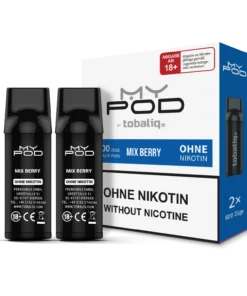 MyPod Pods 2x600 Züge - ohne Nikotin - Mix Berry