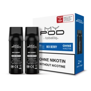 MyPod Pods 2x600 Züge - ohne Nikotin - Mix Berry