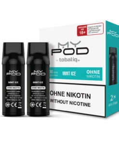 MyPod Pods 2x600 Züge - ohne Nikotin - Mint Ice