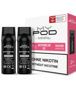 MyPod Pods 2x600 Züge - ohne Nikotin - Watermelon Ice