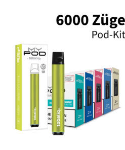 MyPod Big Puff: 6000 Züge Pod-Kit - ohne Nikotin