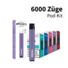 MyPod Big Puff: 6000 Züge Pod-Kit - 10 mg Nikotin