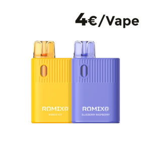 2 Romix Q Vapes für 8€ – 1200 Züge – 20mg Nikotin