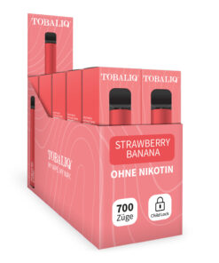 TQ Fly 10er Display – 0mg - Strawberry Banana