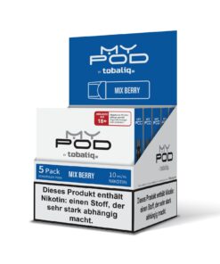 MyPod Pods – 5er Display - 10mg Nikotin - Mix Berry