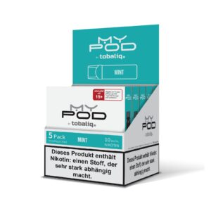 MyPod Pods – 5er Display - 10mg Nikotin - Mint