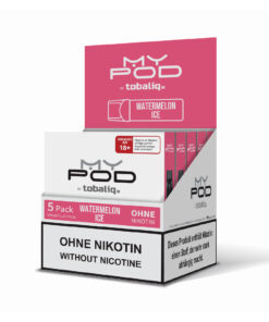 MyPod Pods – 5er Display - ohne Nikotin - Watermelon Ice