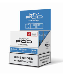 MyPod Pods – 5er Display – ohne Nikotin - Blueberry Ice