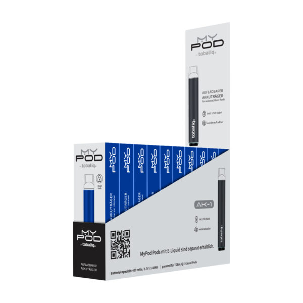 MyPod Basis Akkuträger – 10er Display - Electric Blue