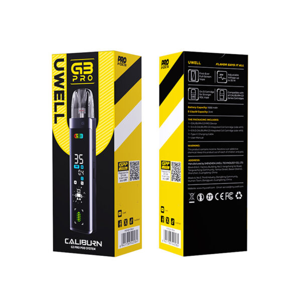 Uwell Caliburn G3 Pro Pod Kit - Verpackung