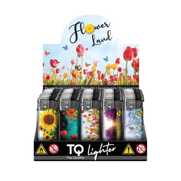 TQ Motivfeuerzeug FLOWER LAND - 50 St