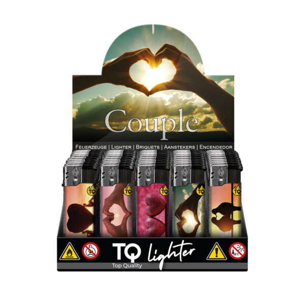 TQ Motivfeuerzeug COUPLE - 50 St