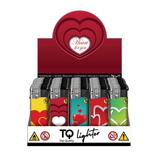 TQ Motivfeuerzeug HEART FOR YOU - 50 St