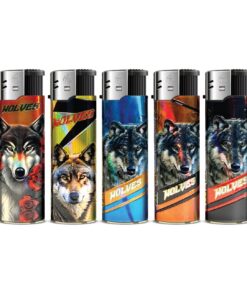 TQ 3D Alu-Motivfeuerzeug WOLVES PACK - 50 St