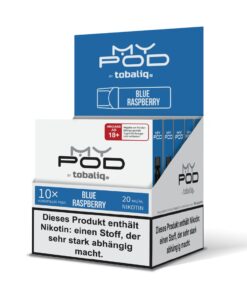 MyPod Pods – 5er Display – 20mg Nikotin – Blue Raspberry