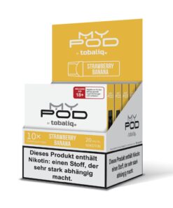 MyPod Pods – 5er Display – 20mg Nikotin –Strawberry Banana