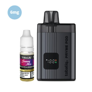 Pryme Pod-Starterset: Vape + 6mg Liquid