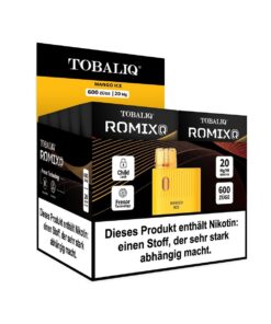 RomixQ - 20mg Nikotin, 600 Puffs - Mango Ice