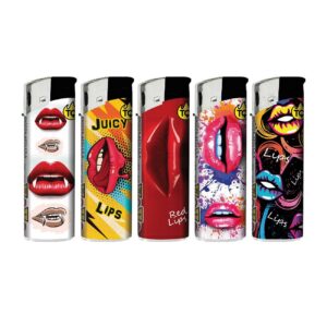 TQ Motivfeuerzeug COLOR LIPS - 50 St