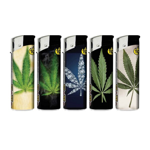 TQ Motivfeuerzeug CANNABIS - 50 St