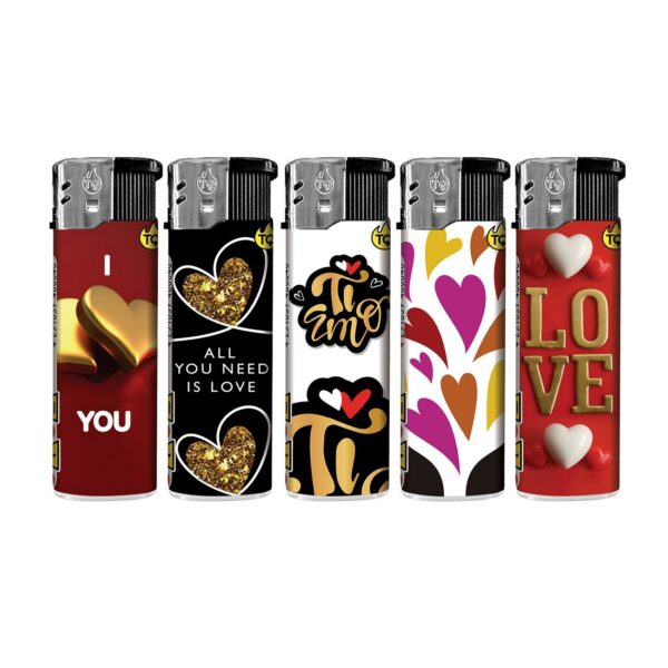 TQ Motivfeuerzeug Ti amo - 50 St