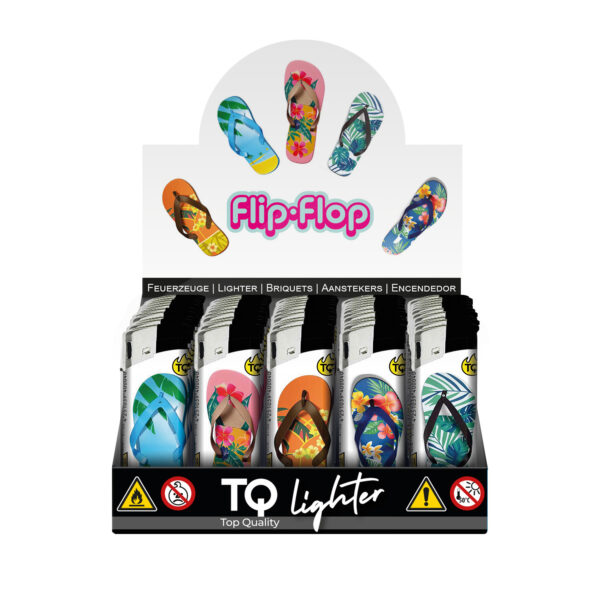 TQ Motivfeuerzeug Flip Flop - 50 St