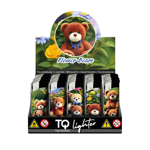 TQ Motivfeuerzeug Flower Bears - 50 St