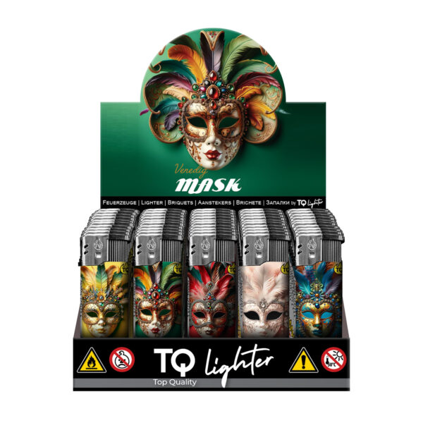 TQ Motivfeuerzeug VENEDIG MASK - 50 St