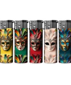 TQ Motivfeuerzeug VENEDIG MASK - 50 St