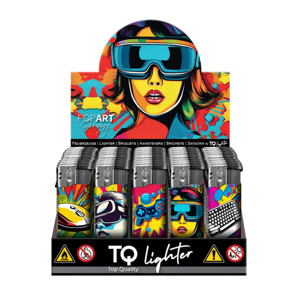 TQ Motivfeuerzeug ART GAMING - 50 St