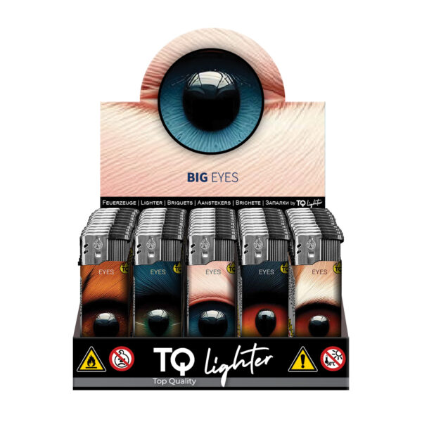 TQ Motivfeuerzeug BIG EYES - 50 St