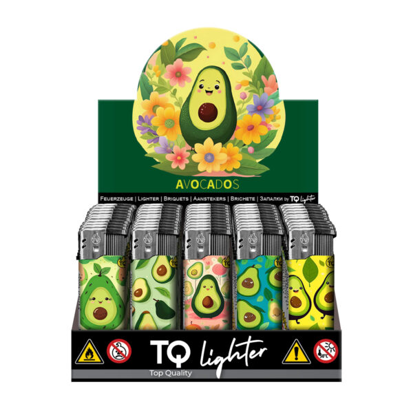 TQ Motivfeuerzeug AVOCADOS - 50 St