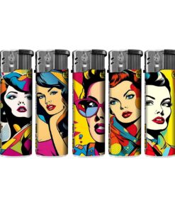 TQ Motivfeuerzeug POP ART WOMAN - 50 St