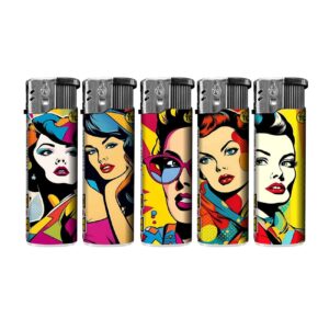 TQ Motivfeuerzeug POP ART WOMAN - 50 St
