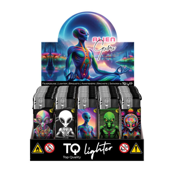 TQ Motivfeuerzeug ALIEN GURU - 50 St