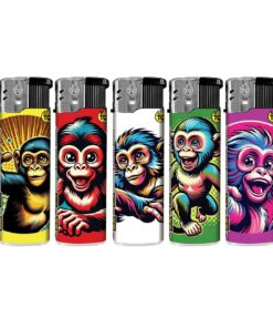 TQ Motivfeuerzeug CHI CHA (DER AFFE) - 50 St