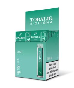 DAZZLE 10er Display - 20mg Nikotin, 600 Züge - MINT