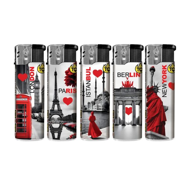 TQ Motivfeuerzeug MY CITY - 50 St